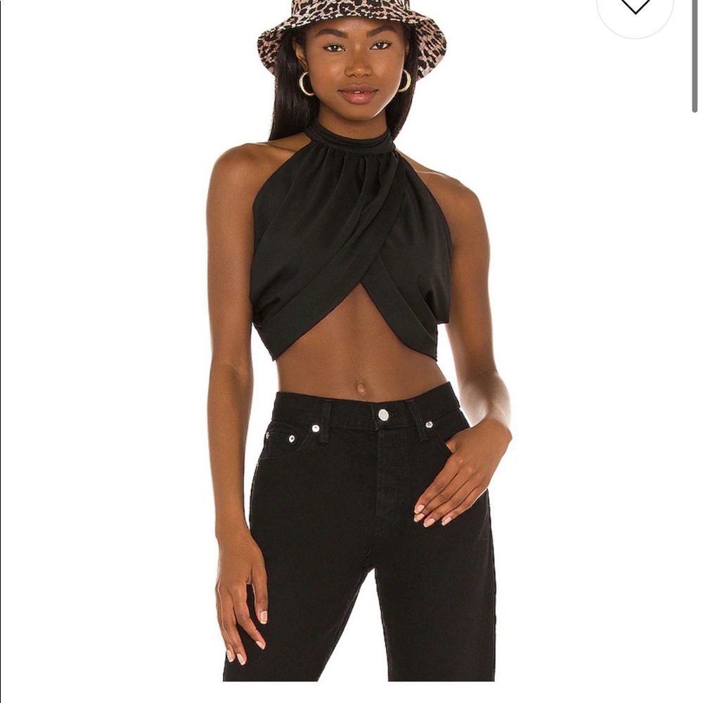 Superdown Emani Wrap Crop Top